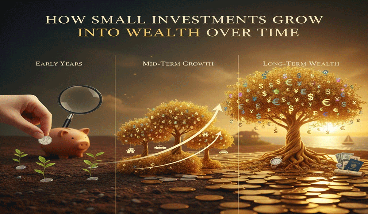 How Small Investments Grow Into Wealth Over Time