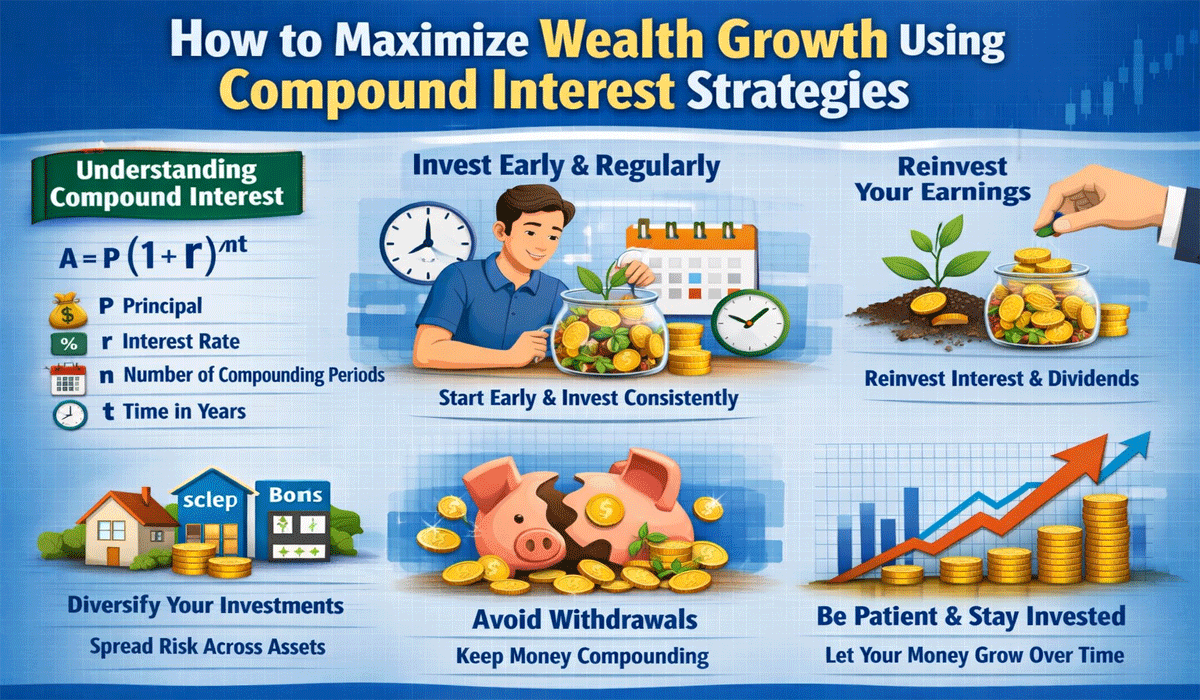 How to Maximize Wealth Growth Using Compound Interest Strategies