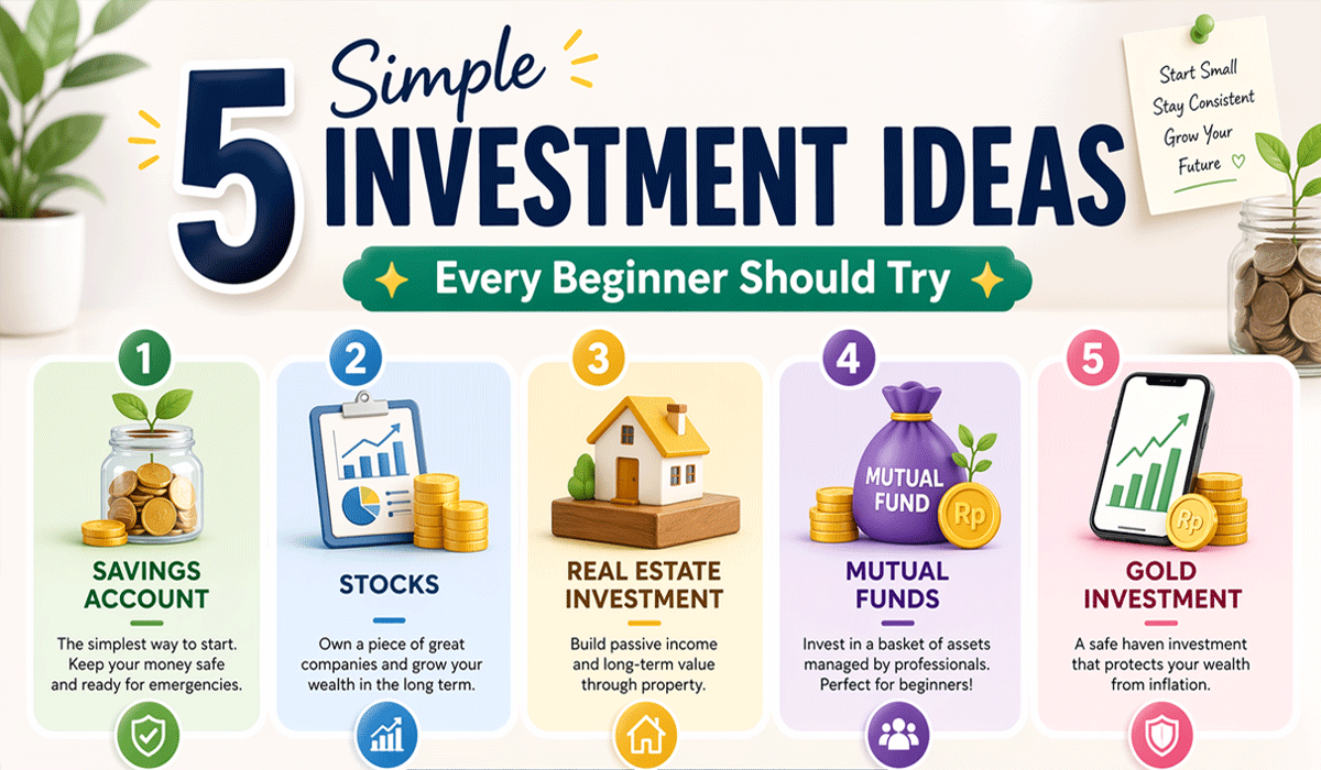 5 Simple Investment Ideas Every Beginner Should Try